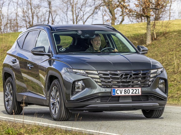 Hyundai Tucson set forfra