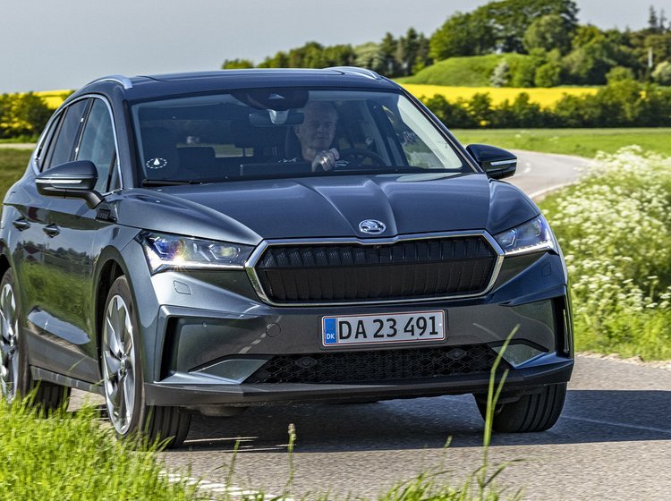 Skoda Enyaq set forfra