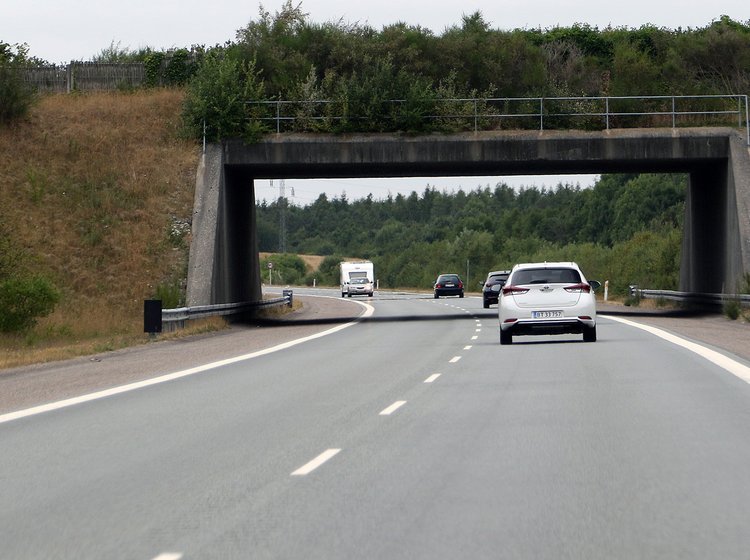 En del af Holstebromotorvejen/Midtjyske Motorvej er på en ti km lang strækning kun motortrafikvej.