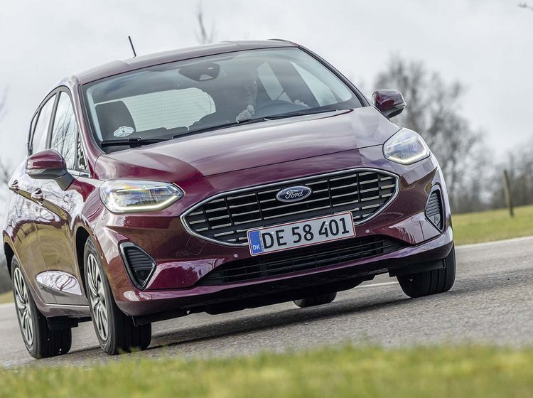 Ford Fiesta set forfra