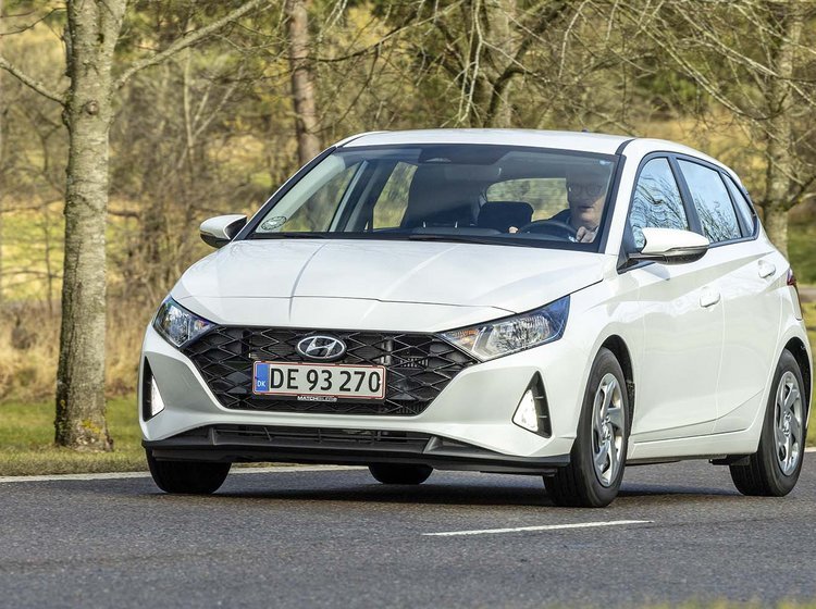 Hyundai i20 set forfra