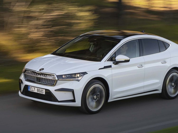 Skoda Enyaq Coupé set forfra