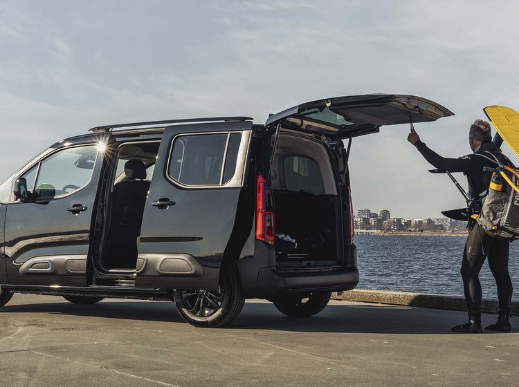 Citroën ë-Berlingo har masser af plads bagi