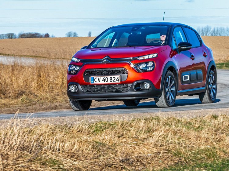 Citroën C3 fik en sikker førsteplads i februars bilsalg.