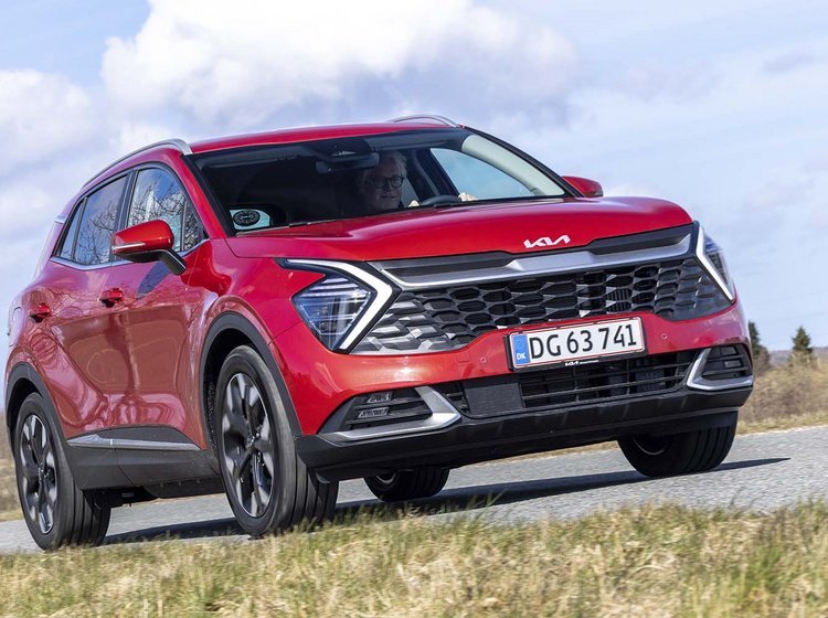Kia Sportage set forfra