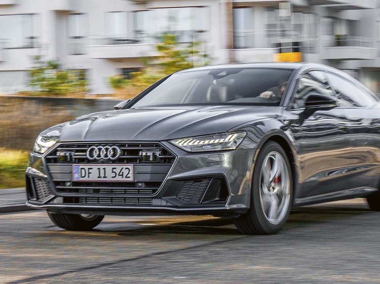 Audi A7 set forfra