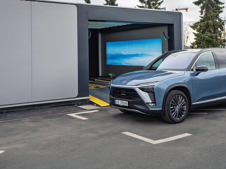 Nio åbner sidst i 2022 sin første danske batteriskiftestation i Slagelse.