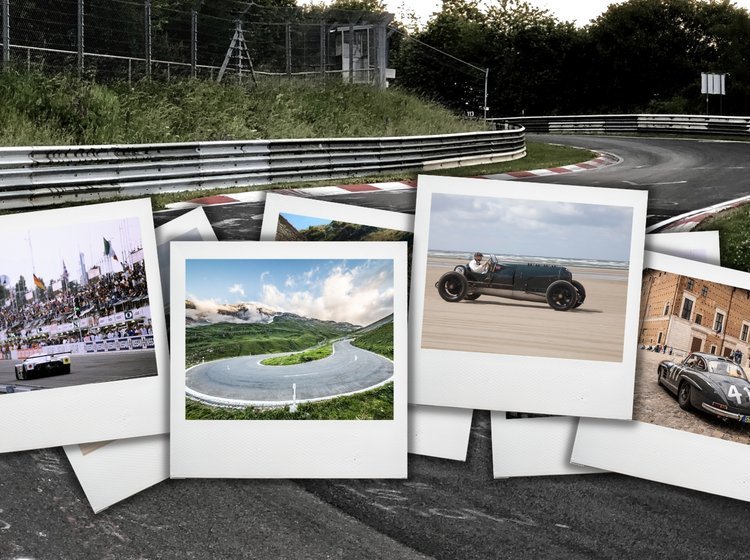 Billede fra sving på Nürnburgring i Tysklans