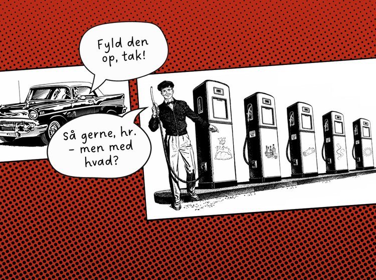 Illustration i tegneseriestil af artiklens overskrift