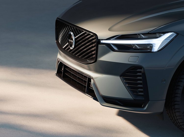 Grill'en på volvo XC60.