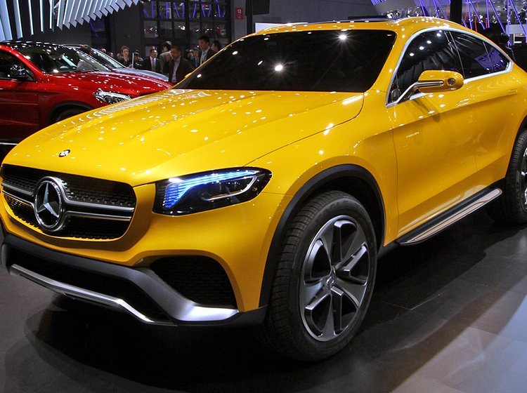 Mercedes GLC Coupe har verdenspremiere i Kina.