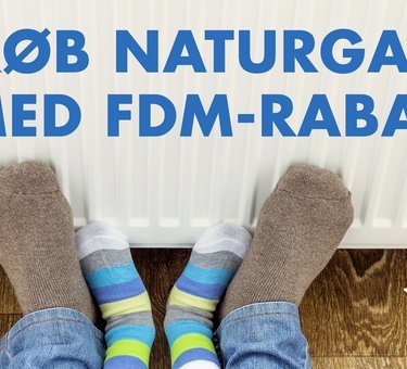 Få rabat på naturgas som medlem af FDM