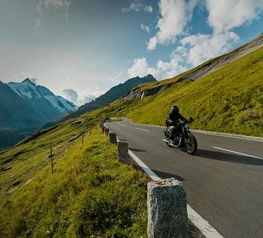 motorcykel på vej