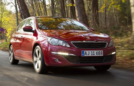 Peugeot 308 forfra