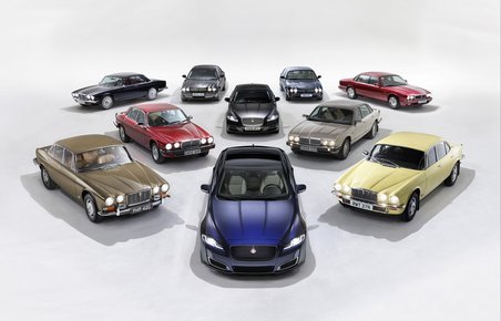 Jaguar XJ har haft mange skikkelser igennem årene.