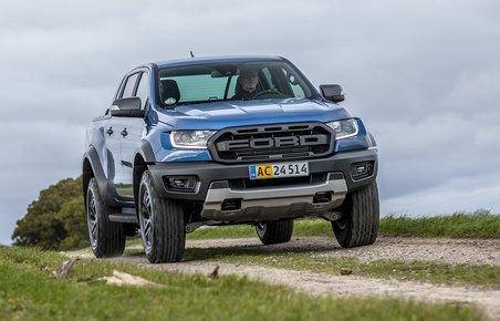 Ford Ranger Raptor set forfra