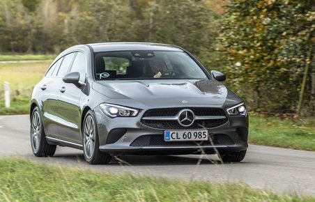 Mercedes-Benz CLA Shooting Brake set forfra