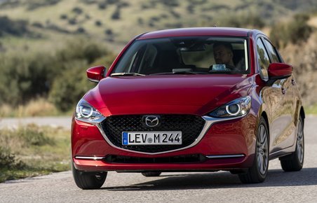 Mazda 2 set forfra
