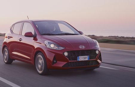 Hyundai i10 set forfra