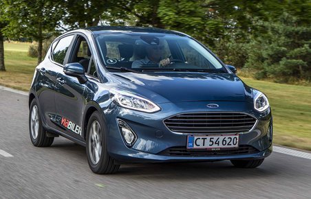 Ford Fiesta set forfra