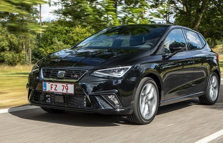 Seat Ibiza set forfra