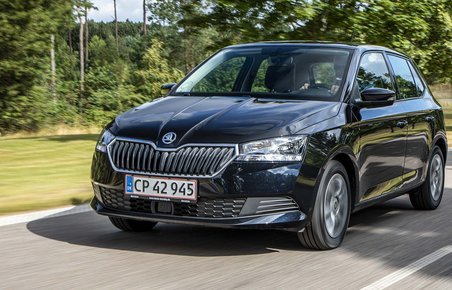 Skoda Fabia set forfra