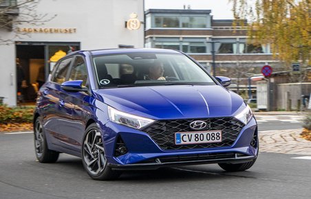 Hyundai i20 set forfra