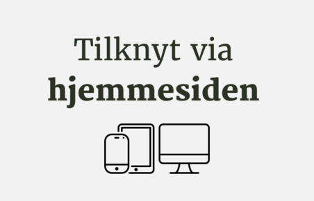 Tilknyt via hjemmeside med ikoner af forskellige devices