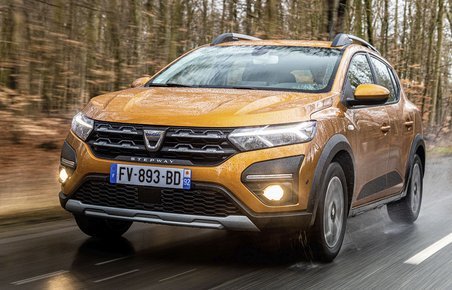 Dacia Sandero set forfra