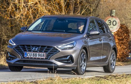 Hyundai i30 set forfra