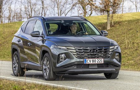 Hyundai Tucson set forfra