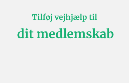 Opgradér dit FDM-medlemskab og få vejhjælp med