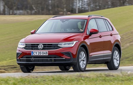 VW Tiguan set forfra