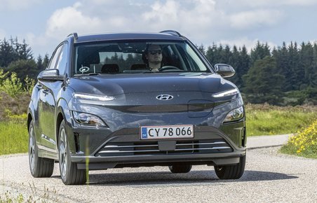 Hyundai Kona set forfra