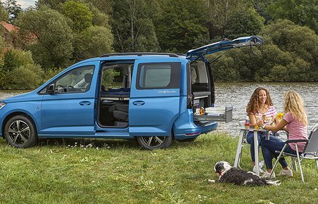 VW Caddy California er en fin campingbil til to personer