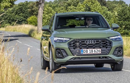 Audi Q5 set forfra
