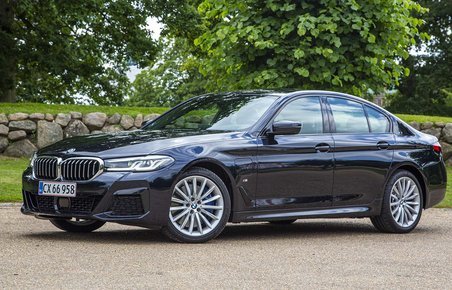 BMW 545e set forfra