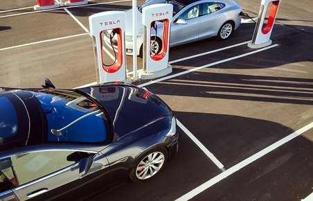Tesla supercharger