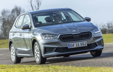 Skoda Fabia set forfra