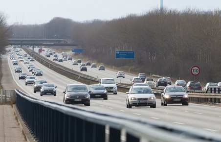 Trafik på motorvej