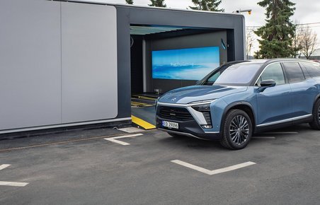 Nio åbner sidst i 2022 sin første danske batteriskiftestation i Slagelse.