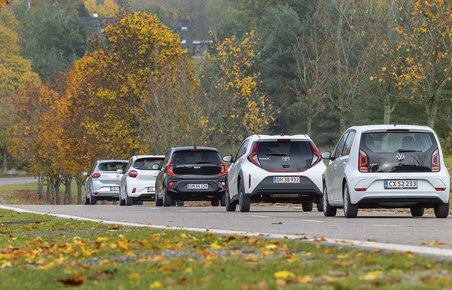 Gruppetest af billige biler