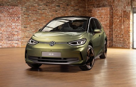 VW ID.3 i 2023-udgaven set forfra.