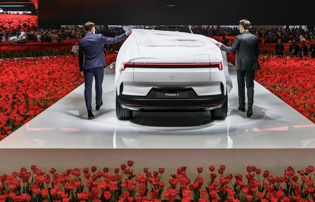 Polestar 4 afsløres i Shanghai.
