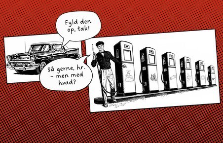 Illustration i tegneseriestil af artiklens overskrift